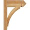 Ekena Millwork Thorton Arts & Crafts Rough Sawn Outlooker, Western Red Cedar, 6"W x 14"D x 18"H OUT06X14X18THR03RWR - alternate 3